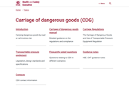 Carriage of dangerous goods