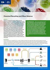 Chemical Recycling and Mass Balance