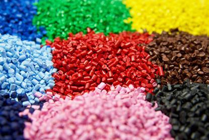 multi coloured polymer